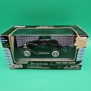 Motor Max American Classics 1932 Ford Coupe Diecast Car 1:43 New in Box